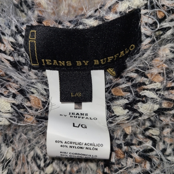 i JEANS BY BUFFALO CACADE CARDIGAN SIZE L - Picture 4 of 5